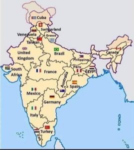 An Interesting map of India