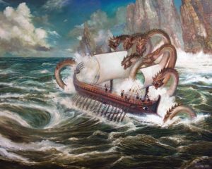 Phrasal Etymology-“Between Scylla and Charybdis”