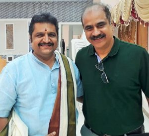 With my cousin in my maternal bloodline- Vijay Rambhatla –