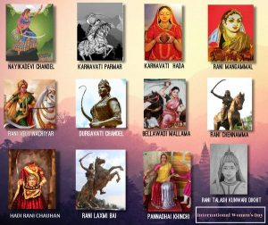Great Warrior Indian Queens in Indian History.