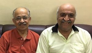 Dad late Dr. Prabhaker Rao(right) and his cousin brother Vittal Rao(left).