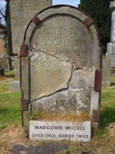 “Lived Once, Buried Twice.”
